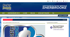 Desktop Screenshot of hockeysherbrooke.qc.ca